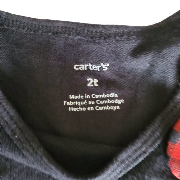 Carter's Red Buffalo dress NWT‎ Size 2T - Picture 3 of 4